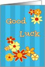 Flowers Good Luck Test Card