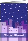 City Stars We’ve Moved to a new Condo Card