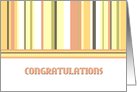 Stripes Employee Anniversary Card