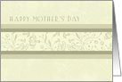 Beige Flowers Friend Mother’s Day Card