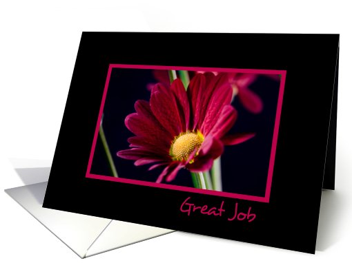 Red Flower Administrative Professionals Day card (588310)