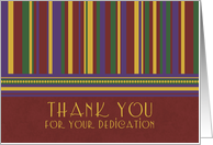 Stripes Teacher Appreciation Day Card