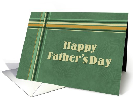 Green Father's Day card (588977)