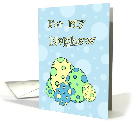 Blue Easter Egg for Nephew card (590975)