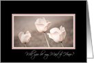 Pink Tulips Best Friend Maid of Honor Invitation Card