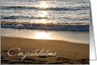 Waves Congratulations on Engagement Card