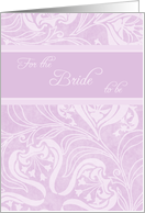 Purple Floral Bridal Shower Gift Card