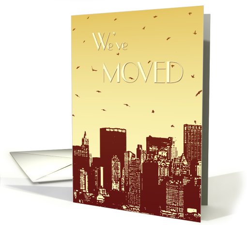 City Business Relocating Announcement card (598334)