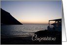 Sunset Congratulations on Engagement card
