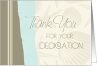 Sea Shells Teacher Thank You Card