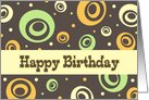 Retro Employee Happy Birthday Card