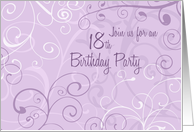 Purple Swirls 18th...