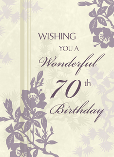 Happy 70th Birthday...