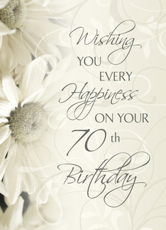 Happy 70th Birthday ...