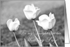 Congratulations to my Daughter Wedding Day - White Tulips card