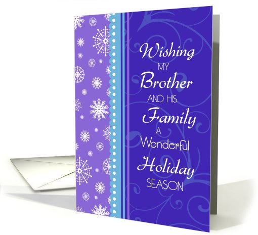 Happy Holidays for my Brother & his Family Christmas -... (686818)