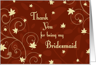 Thank You Bridesmaid...