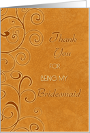 Thank You Bridesmaid...