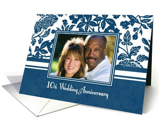 10th Wedding Anniversary Party Invitation Photo Card -... (727023)