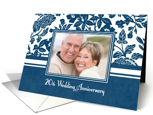 20th Wedding Anniversary Party Invitation Photo Card -... (727024)