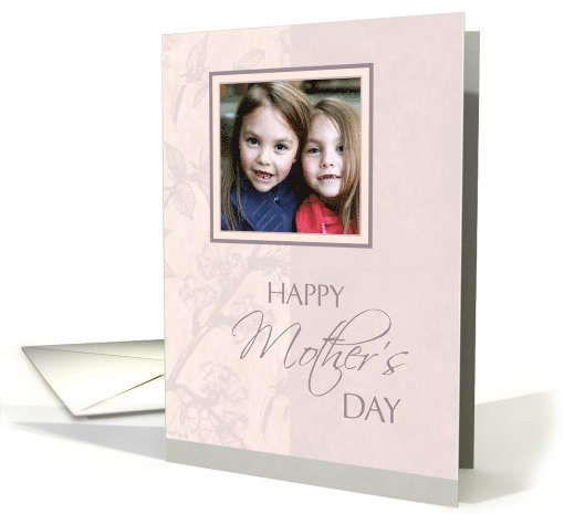 Happy Mother's Day Photo Card - Pink Floral card (733517)