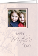 Happy Mother’s Day Photo Card - Pink Floral card