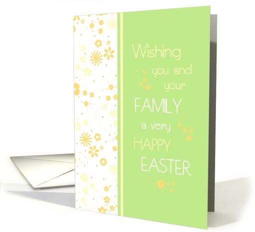 Happy Easter Employee - Colorful Flowers card (772113)