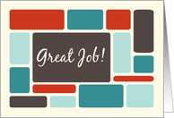 Happy Administrative Professionals Day - Retro Shapes card
