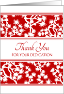 Happy Administrative Professionals Day - Red and White Floral card