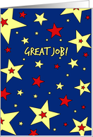 Happy Administrative Professionals Day - Colorful Stars card