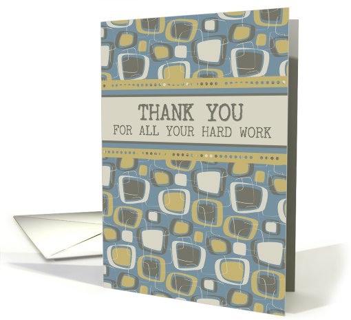 Happy Administrative Professionals Day - Blue Retro card (776232)