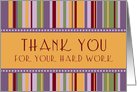 Happy Administrative Professionals Day - Colorful Stripes card