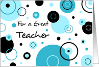 Teacher Appreciation...