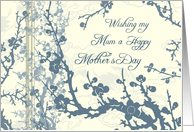 Happy Mother’s Day for Mum - Blue Floral card