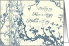 Happy Mother’s Day for Mum - Blue Floral card