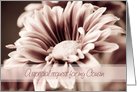 Cousin will you be my Bridesmaid Invitation - Pink Floral card
