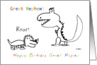 Happy Birthday, Greatest Great-Nephew Of Them All card