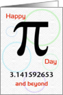 Happy Pi Day, Geeks Unite!, 3.14 card