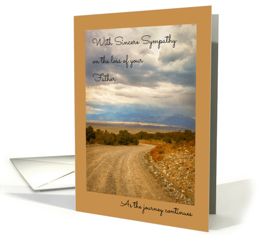 Sincere Sympathy, Journey Continues for Father, Distant... (1065445)