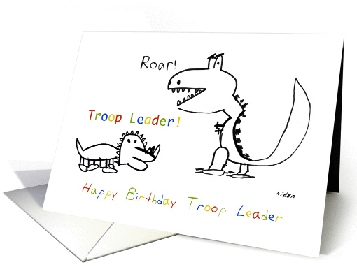 Happy Birthday, Greatest Troop Leader of them All card (1067571)