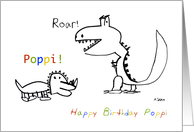 Happy Birthday, Greatest Poppi of them All card