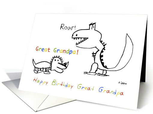 Happy Birthday, Greatest Great-Grandpa of them All card (1068025)