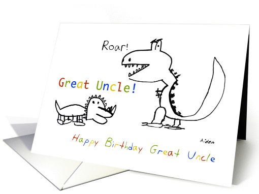 Happy Birthday, Greatest Great-Uncle of them All card (1068057)