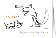 Happy Birthday, Greatest Cousin of them All card