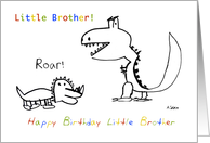 Happy Birthday, Greatest Little Brother of them All card