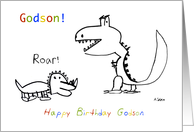 Happy Birthday, Greatest Godson of them All card