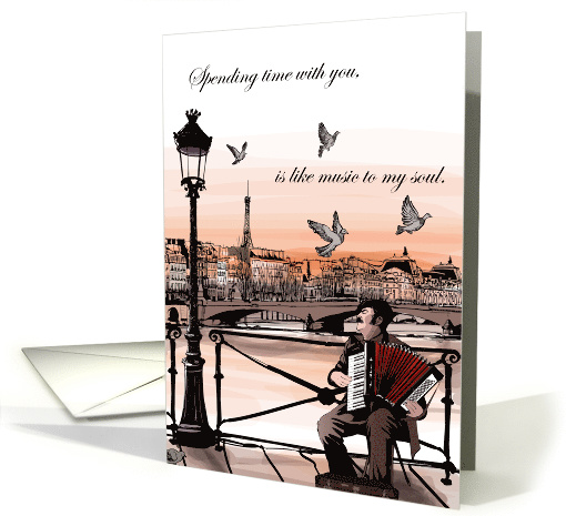 You Are Music to My Soul, Paris France Setting card (1236044)