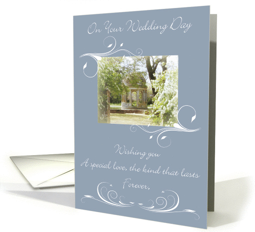 Congratulations On Your Wedding Day, Special Love, Gazebo card
