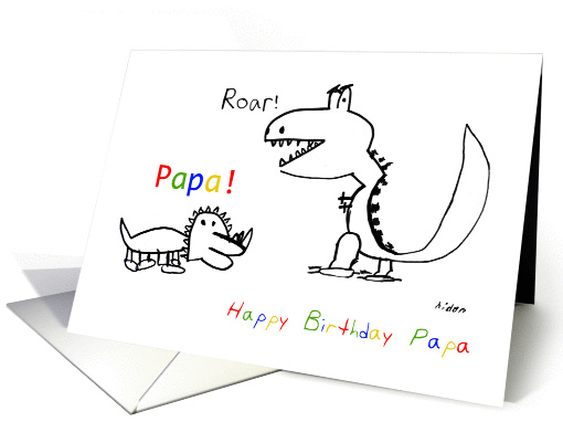 Happy Birthday, Who's the Greatest Papa of them All card (936117)