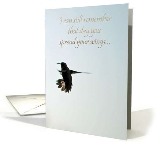 Happy Birthday, Hummingbird card (971531)